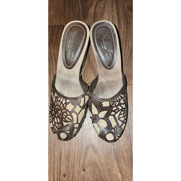 Kenneth Cole Peeptoe Clogs - Picture 1 of 8